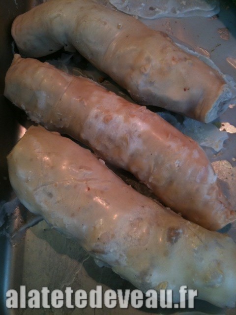 andouillettes à la ficelle maison